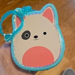 Squishmallows Cat Accessory Bag - Teal and Coral